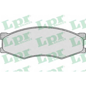 Колодки тормозные дисковые для NISSAN 300 ZX, BLUEBIRD, CEDRIC, FAIRLADY Z, LAUREL, PICKUP, PRAIRIE, SERENA, SILVIA, TRADE, VANETTE <b>LPR 05P264 / 21099</b>