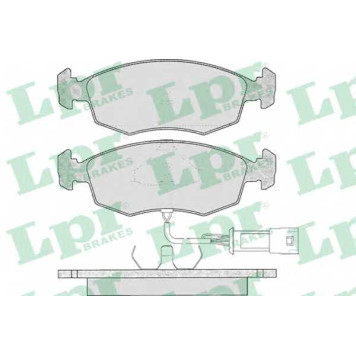 Колодки тормозные дисковые для FORD SCORPIO(GAE,GGE), SIERRA(BNG,GB4,GBC,GBG) <b>LPR 05P269 / 20907</b>