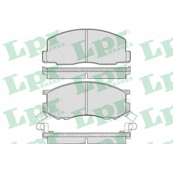 Колодки тормозные дисковые для TOYOTA LITEACE(#R2##V, #R2#LG, CM2#, CM3#V, CM30#G, KM2#, KM3#V, KM30#G, YM2#), MASTER ACE SURF, MODELL F(#R2#, 31) <b>LPR 05P270 / 20182</b>