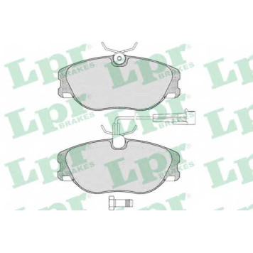 Колодки тормозные дисковые для FIAT COUPE(FA/175), CROMA(154) / LANCIA DEDRA(835), DELTA(836), KAPPA(838,838A,838B), THEMA(834) <b>LPR 05P286 / 21147</b>