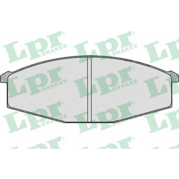 Колодки тормозные дисковые для NISSAN CABSTAR, PATROL GR(GR,Y60), PATROL(K160,W160) <b>LPR 05P289 / 20863</b>
