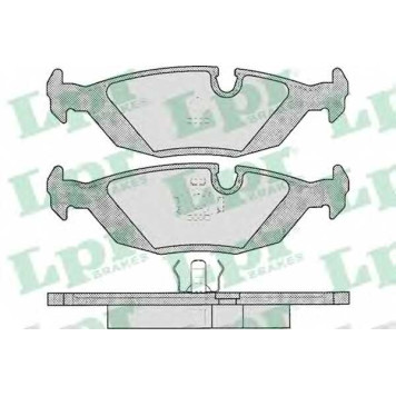 Колодки тормозные дисковые для SAAB 900(AC4,AM4), 9000 / VOLVO 440 K(445), 460 L(464), 480 E <b>LPR 05P306 / 20675</b>