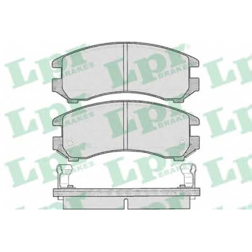 Колодки тормозные дисковые для NISSAN SUNNY(B11,B12,N13) / SUZUKI SWIFT(AH,AJ,EA,MA) <b>LPR 05P363 / 21344</b>