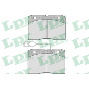 Колодки тормозные дисковые <b>LPR 05P425 / 29041</b>