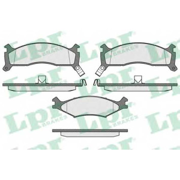 Колодки тормозные дисковые для KIA SEPHIA(FB), SHUMA(FB), SPORTAGE(K00) <b>LPR 05P426 / 21892</b>