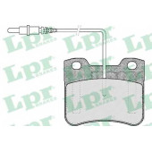 Колодки тормозные дисковые для PEUGEOT 106(1,1A,1C) <b>LPR 05P444 / 21191</b>