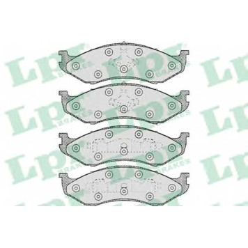 Колодки тормозные дисковые для JEEP CHEROKEE(XJ), COMANCHE(MJ), GRAND CHEROKEE(ZJ), WRANGLER(SJ#,TJ,YJ) <b>LPR 05P459 / 21822</b>