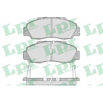 Колодки тормозные дисковые для ACURA LEGEND, NSX / HONDA ACCORD, CIVIC, CR, HR, INSPIRE, INTEGRA, LEGEND, NSX, PRELUDE, SHUTTLE <b>LPR 05P472 / 21652</b>