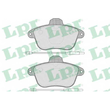 Колодки тормозные дисковые для PEUGEOT 605(6B) <b>LPR 05P478 / 21509</b>
