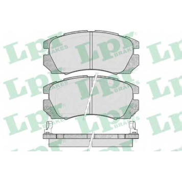Колодки тормозные дисковые для SUBARU FORESTER(SF), IMPREZA(GC,GF), LEGACY OUTBACK(BG), LEGACY(BC,BJF) <b>LPR 05P479 / 21482</b>