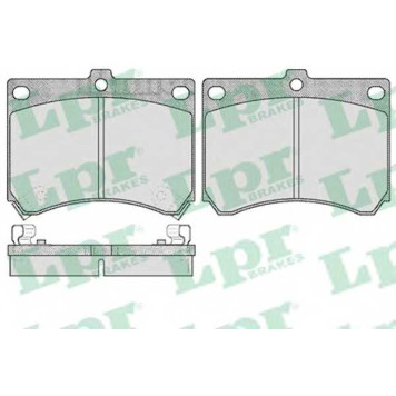 Колодки тормозные дисковые для MAZDA 323 F(BJ), 323 P(BA), 323(BG), FAMILIA(BA,BG,BJ), MX-3(EC), MX-5(NA) <b>LPR 05P510 / 21539</b>