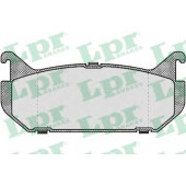 Колодки тормозные дисковые для MAZDA 626(GE,GF), MX-6(GE), XEDOS 6(CA), XEDOS 9(TA) <b>LPR 05P512 / 21766</b>
