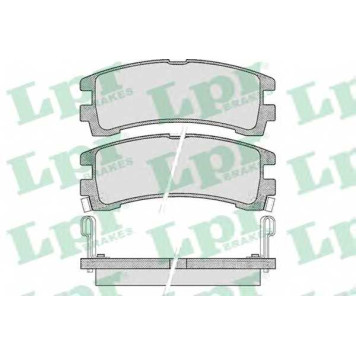 Колодки тормозные дисковые для FORD MAVERICK(UDS,UNS) / NISSAN TERRANO(R20,WD21) <b>LPR 05P528 / 5SP528</b>