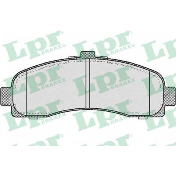 Колодки тормозные дисковые для NISSAN MICRA(K11) <b>LPR 05P539 / 21626</b>