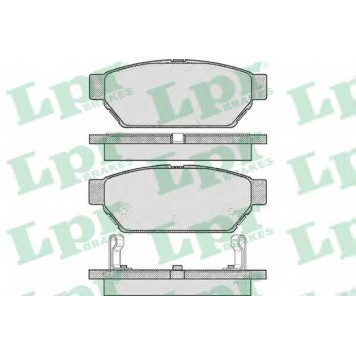 Колодки тормозные дисковые для MITSUBISHI CARISMA(DA#), COLT(CA#A, CJ#, CP#), LANCER(C6#A, C7#A, CB#W, CB/D#A, CD#W, CJ-CP#), MIRAGE(CJ - CM, CJ#A, CL#A) <b>LPR 05P547 / 21872</b>