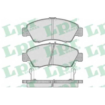 Колодки тормозные дисковые для HONDA CAPA, CITY(GM), CIVIC(EG,EH,EJ,EK,EM1,MA,MB), JAZZ(GD,GE), LOGO(GA3) <b>LPR 05P558 / 21698</b>