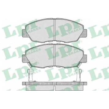 Колодки тормозные дисковые для HONDA ACCORD(CB,CC) <b>LPR 05P566 / 21497</b>
