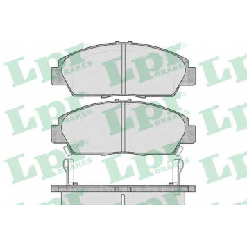 Колодки тормозные дисковые для HONDA ACCORD(CB,CC,CD,CE,CF), PRELUDE(BA,BB) <b>LPR 05P567 / 21879</b>