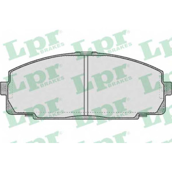 Колодки тормозные дисковые для TOYOTA DYNA 100(YH#), DYNA(K, KD#, LY#, TRY2#), HIACE(KDH2#, LH1#, LH5#, LH6#, LH7#, LXH1#, RZH1#, TRH2#, YH5#, YH6#, YH7#) <b>LPR 05P577 / 21468</b>
