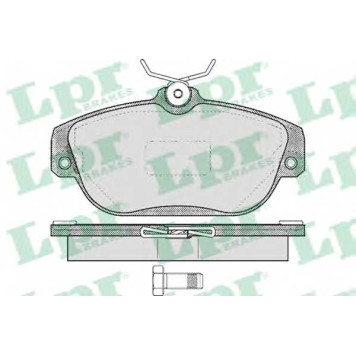 Колодки тормозные дисковые для VOLVO 940(944,945), 960(964,965), S90, V90 <b>LPR 05P601 / 21728</b>
