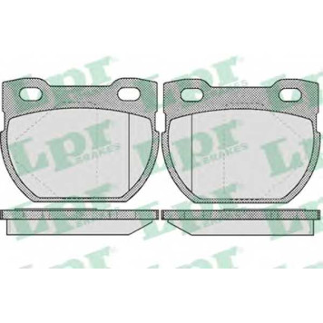 Колодки тормозные дисковые для LAND ROVER DEFENDER(LD,LD#) <b>LPR 05P611 / 23471</b>