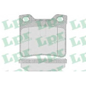 Колодки тормозные дисковые для PEUGEOT 406(8B,8C,8E/F), 605(6B), 607(9D,9U) <b>LPR 05P622 / 21278</b>