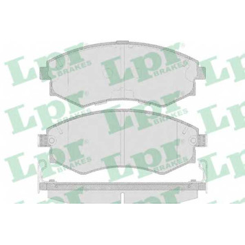 Колодки тормозные дисковые для DAEWOO REXTON(GAB#) / SSANGYONG REXTON(GAB#) <b>LPR 05P640 / 21725</b>