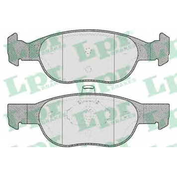 Колодки тормозные дисковые для FIAT PUNTO(188,188AX) <b>LPR 05P688 / 23181</b>