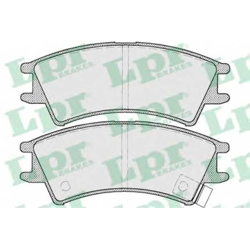 Колодки тормозные дисковые для HYUNDAI ATOS PRIME(MX), ATOS(MX) <b>LPR 05P695 / 23238</b>