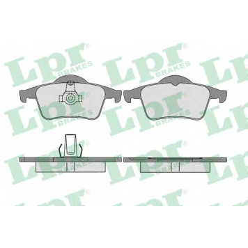Колодки тормозные дисковые для VOLVO S60, S80(TS,XY), V70(LV,SW), XC70 CROSS COUNTRY <b>LPR 05P705 / 23076</b>