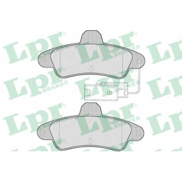 Колодки тормозные дисковые для FORD COUGAR(EC#), MONDEO(BAP,BFP,BNP,GBP) <b>LPR 05P716 / 21586</b>