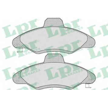 Колодки тормозные дисковые для FORD ESCORT 95(AVL), ESCORT(AAL, ABL, AFL, ALL, ANL, GAL) <b>LPR 05P717 / 23300</b>