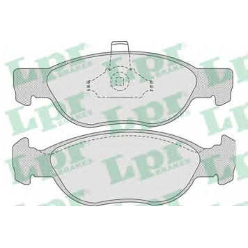 Колодки тормозные дисковые для FIAT BARCHETTA(183), BRAVA(182), BRAVO(182), MAREA(185), PUNTO(188,188AX,199) / LANCIA DEDRA(835), DELTA(836) <b>LPR 05P740 / 21927</b>