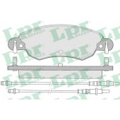 Колодки тормозные дисковые для CITROEN C5(DC#,RC#) <b>LPR 05P792 / 23276</b>