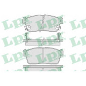 Колодки тормозные дисковые для DAIHATSU COPEN(L880#,L881#), CUORE(L275#,L285#), SIRION(M3#) / SUBARU JUSTY / SUZUKI ALTO(HA25,HA35), IGNIS(FH) <b>LPR 05P796 / 23509</b>