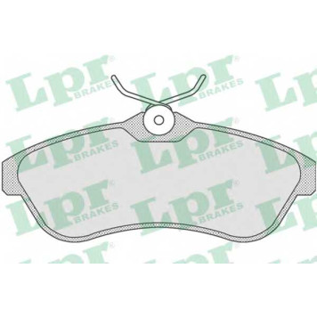 Колодки тормозные дисковые для CITROEN C2(JM#), C3(FC#,HB#) <b>LPR 05P806 / 23409</b>