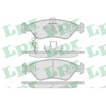 Колодки тормозные дисковые для KIA CLARUS(K9A) <b>LPR 05P810 / 23450</b>