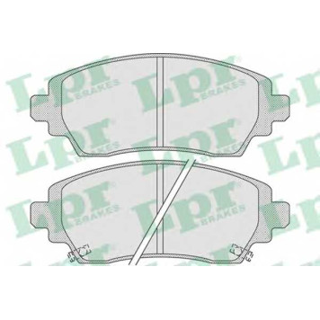 Колодки тормозные дисковые для TOYOTA COROLLA(##E11#,#E11#) <b>LPR 05P834 / 23088</b>