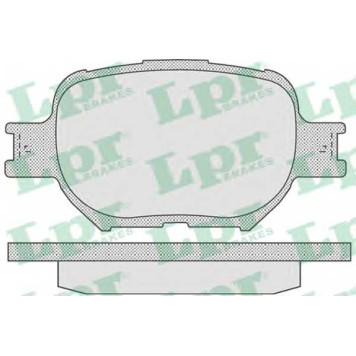 Колодки тормозные дисковые для TOYOTA ALLION, CELICA, COROLLA, MATRIX, OPA, VISTA <b>LPR 05P837 / 23526</b>