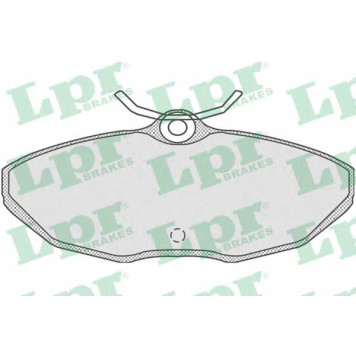 Колодки тормозные дисковые <b>LPR 05P854 / 23424</b>