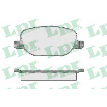 Колодки тормозные дисковые для LANCIA THESIS(841AX) <b>LPR 05P855 / 23760</b>