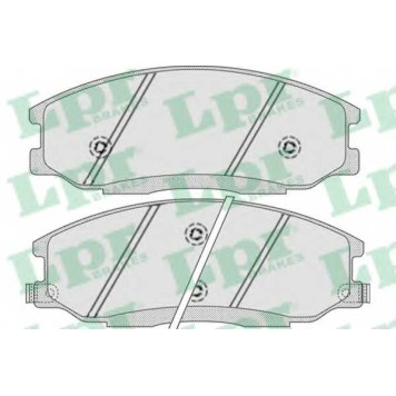 Колодки тормозные дисковые для HYUNDAI TRAJET(FO) <b>LPR 05P859 / 23569</b>