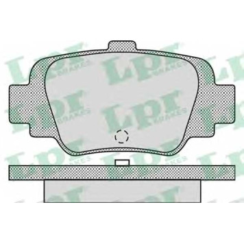Колодки тормозные дисковые для NISSAN MICRA(K11) <b>LPR 05P874 / 23454</b>