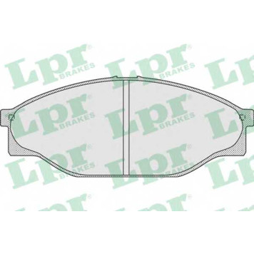 Колодки тормозные дисковые для TOYOTA HIACE(LH1#, LH5#, LH6#, LH7#, RZH1#, YH5#, YH6#, YH7#), HILUX(LN5#, LN6#, LN8#, RN5#, RN6#, YN5#, YN6#) <b>LPR 05P927 / 21689</b>