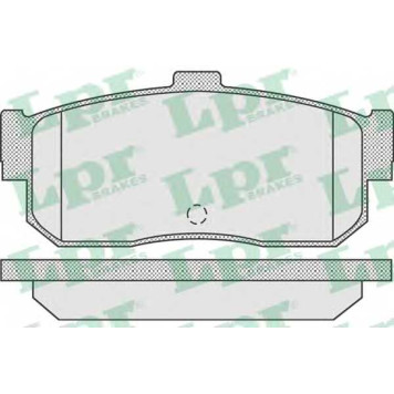 Колодки тормозные дисковые для INFINITI I30 / NISSAN 100 NX, ALMERA, CEFIRO, MAXIMA QX, PRIMERA, PULSAR, SUNNY <b>LPR 05P929 / 21713</b>