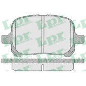 Колодки тормозные дисковые для TOYOTA PREVIA(ACR3#,CLR3#,MCR3#) <b>LPR 05P953 / 23513</b>