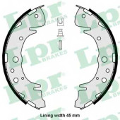 Комплект тормозных колодок для HYUNDAI HIGHWAY, SANTA FE(SM), TRAJET(FO) / KIA SPORTAGE(JE#,KM#) <b>LPR 08020 / 88020</b>