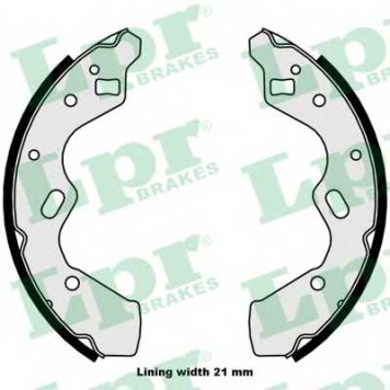 Комплект тормозных колодок для KIA AVELLA / MAZDA DEMIO(DW) <b>LPR 08050 / 88050</b>