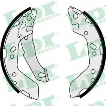 Комплект тормозных колодок для HYUNDAI ACCENT(LC,X-3) <b>LPR 08480 / 88480</b>