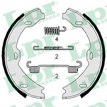 Комплект колодок стояночной тормозной системы LPR 88880 / 08880